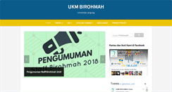 Desktop Screenshot of birohmah.unila.ac.id